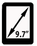 9.7" e-readers